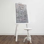 Wallity Lienzo Decorativo Composición 6 de Piet Mondrian 45 x 70 cm